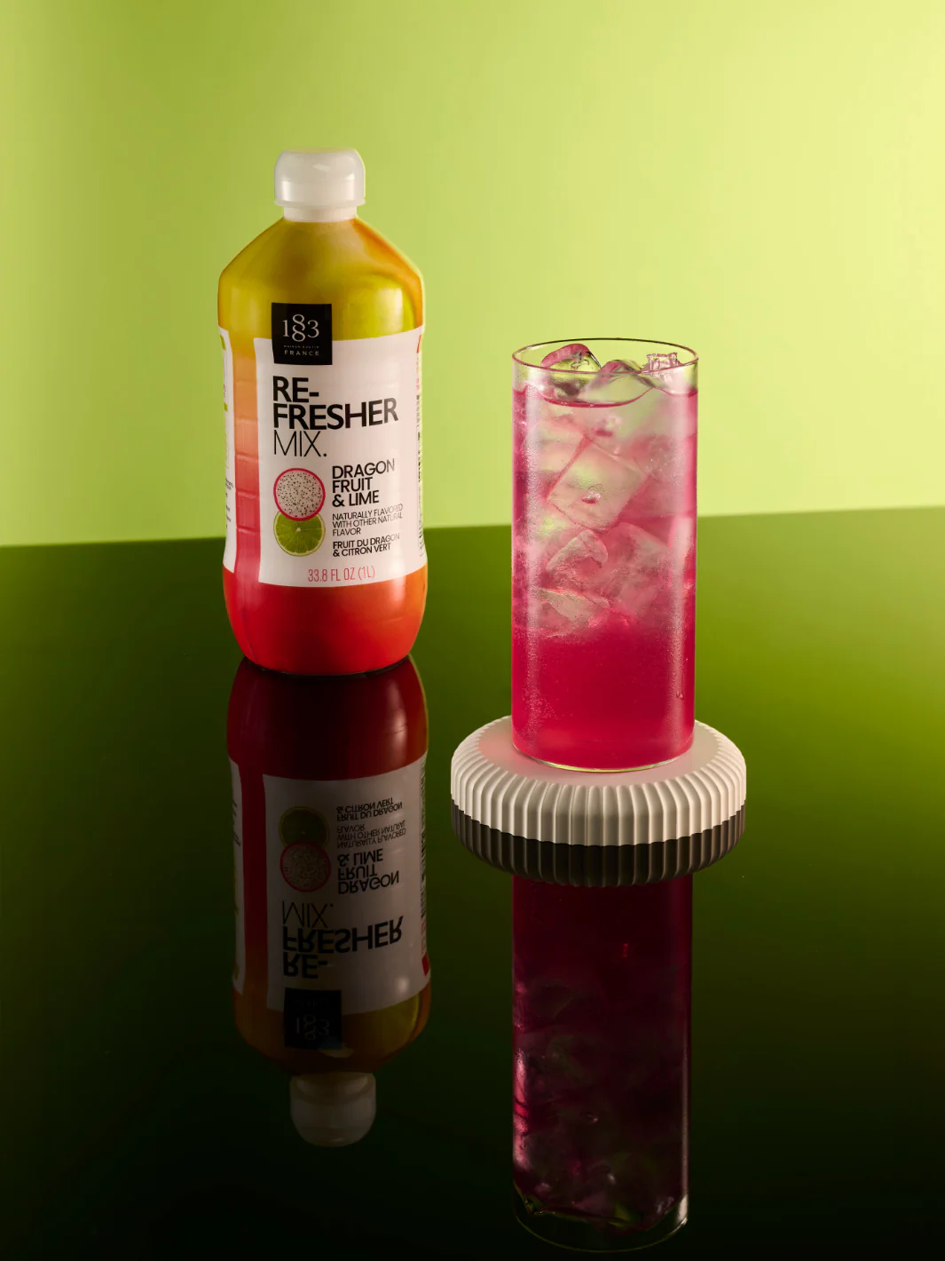 1883 Dragon Fruit & Lime Refresher Mix (1000ml/33.8oz) - Image 2
