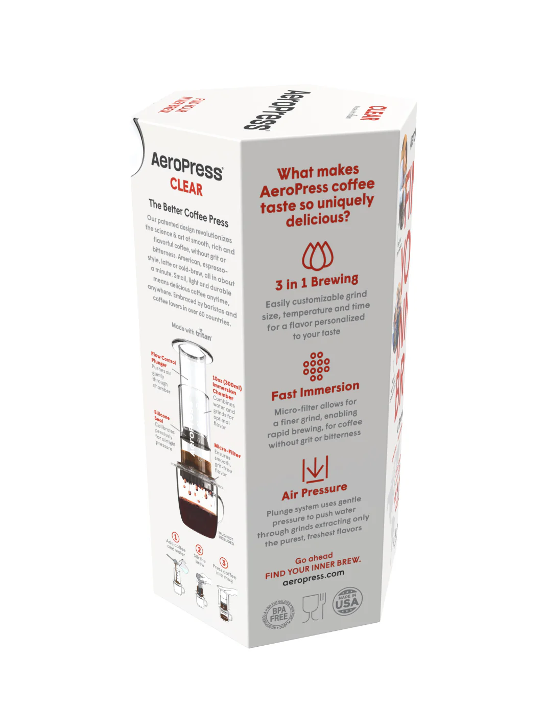 AeroPress Clear Coffee Maker (Open Box) - Image 18