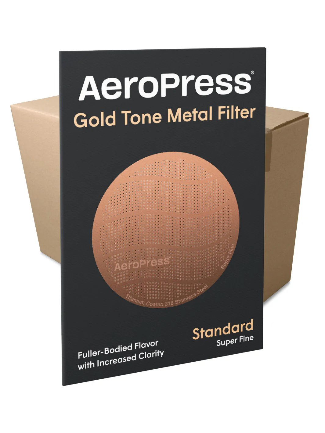 AeroPress Gold Tone Reusable Filter (Titanium-Coated) - Image 8