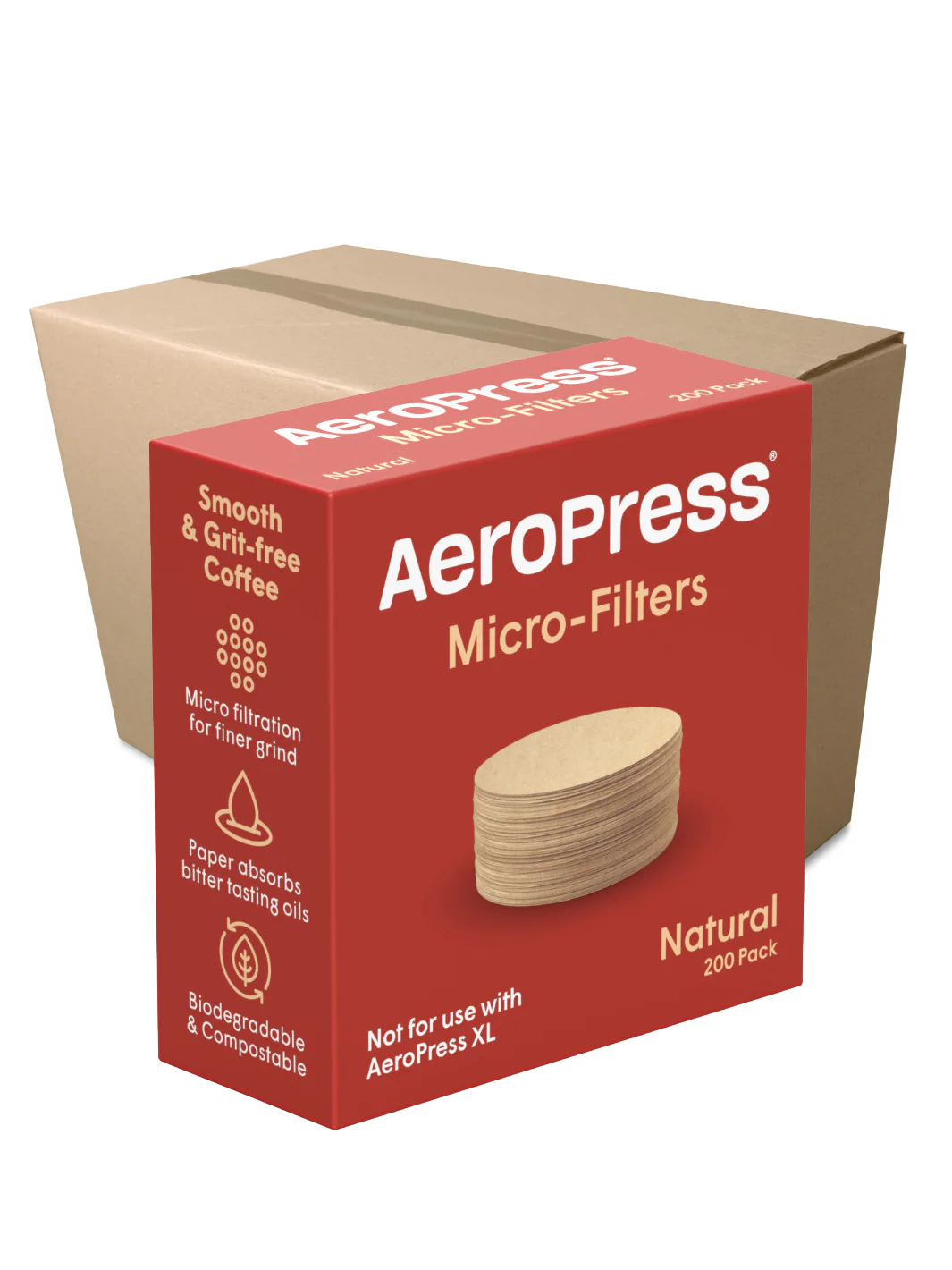 AeroPress Natural Microfilters (200-Pack) - Image 4