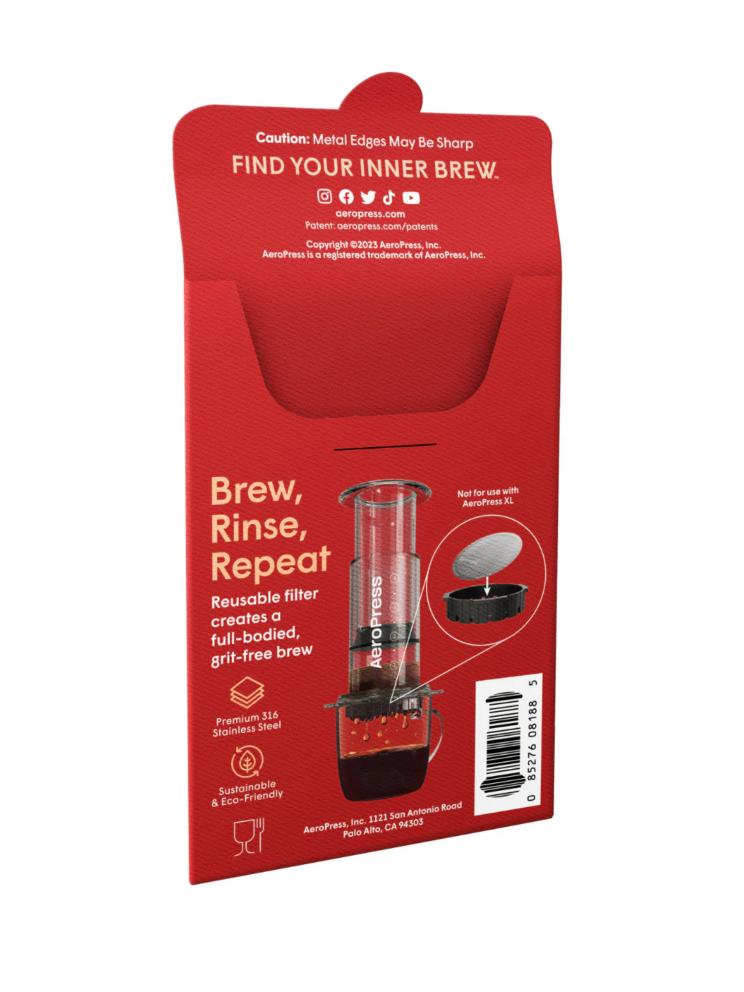AeroPress Stainless Steel Reusable Filter - Image 2