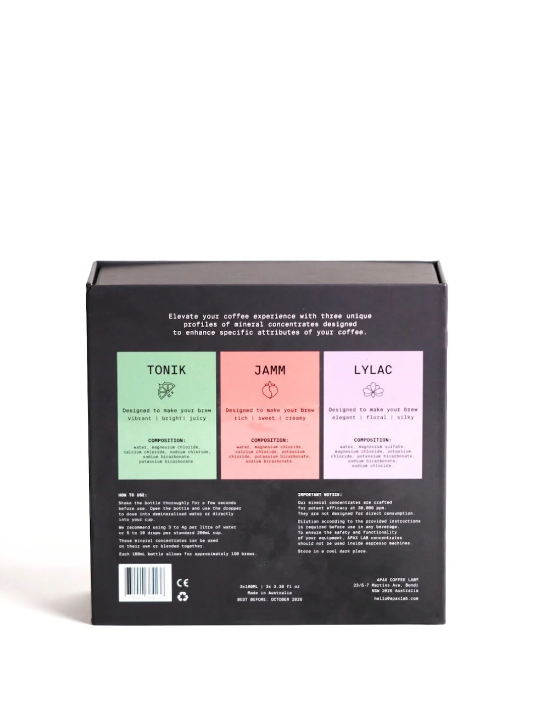 APAX LAB Water Minerals for Coffee (Box Set) - Image 5