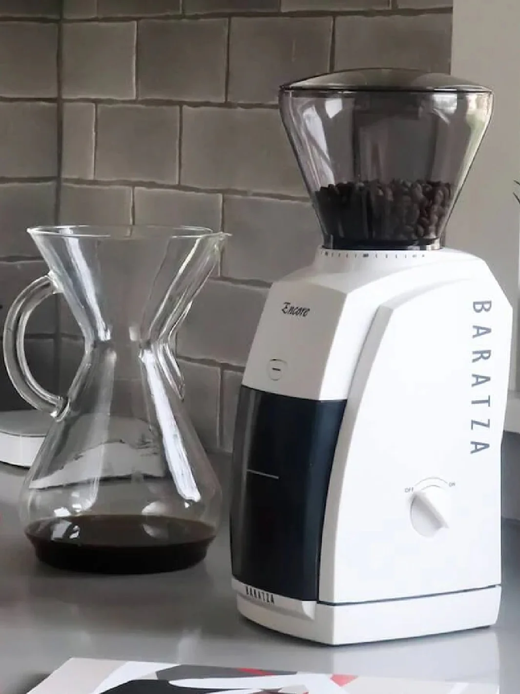 BARATZA Encore Coffee Grinder (120V) (White) (Damaged Box) - Image 2
