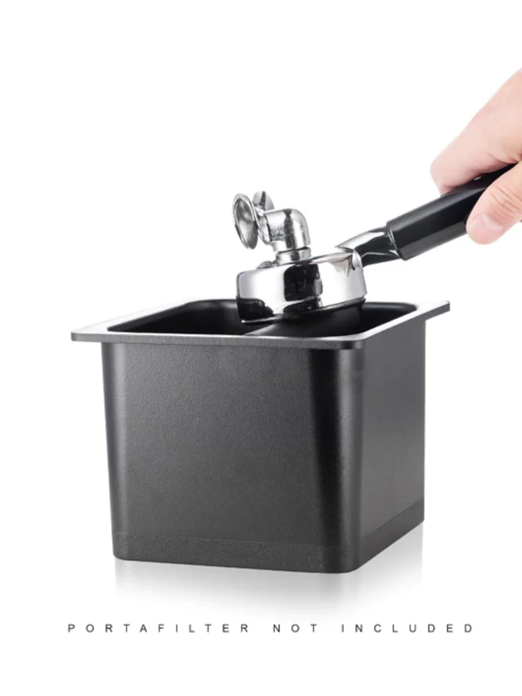 BARISTA BASICS Closed Bottom Knock Box (152x152x127mm/6x6x5in) (Lightly Used) - Image 5