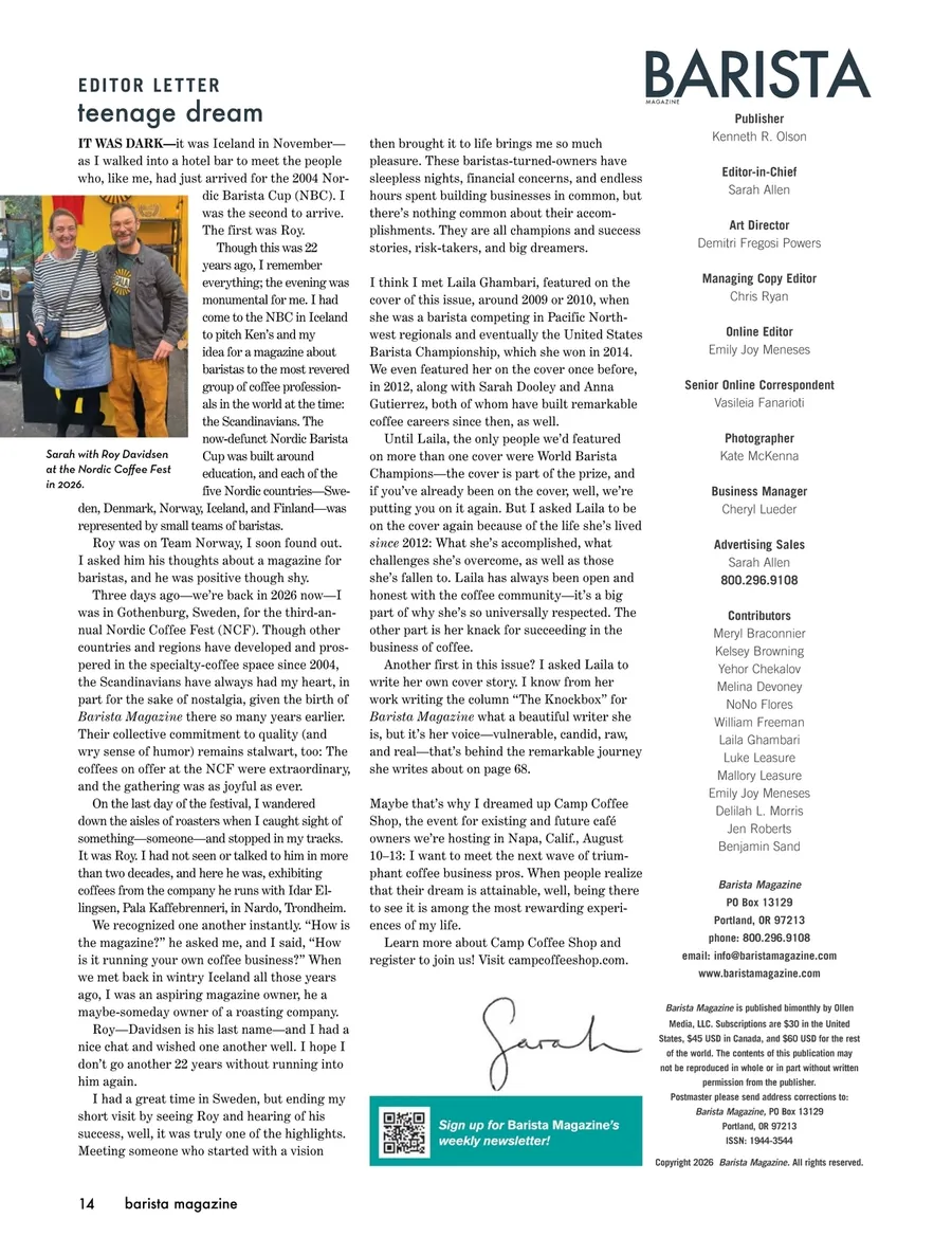 Barista Magazine LIMIT ONE - Image 4