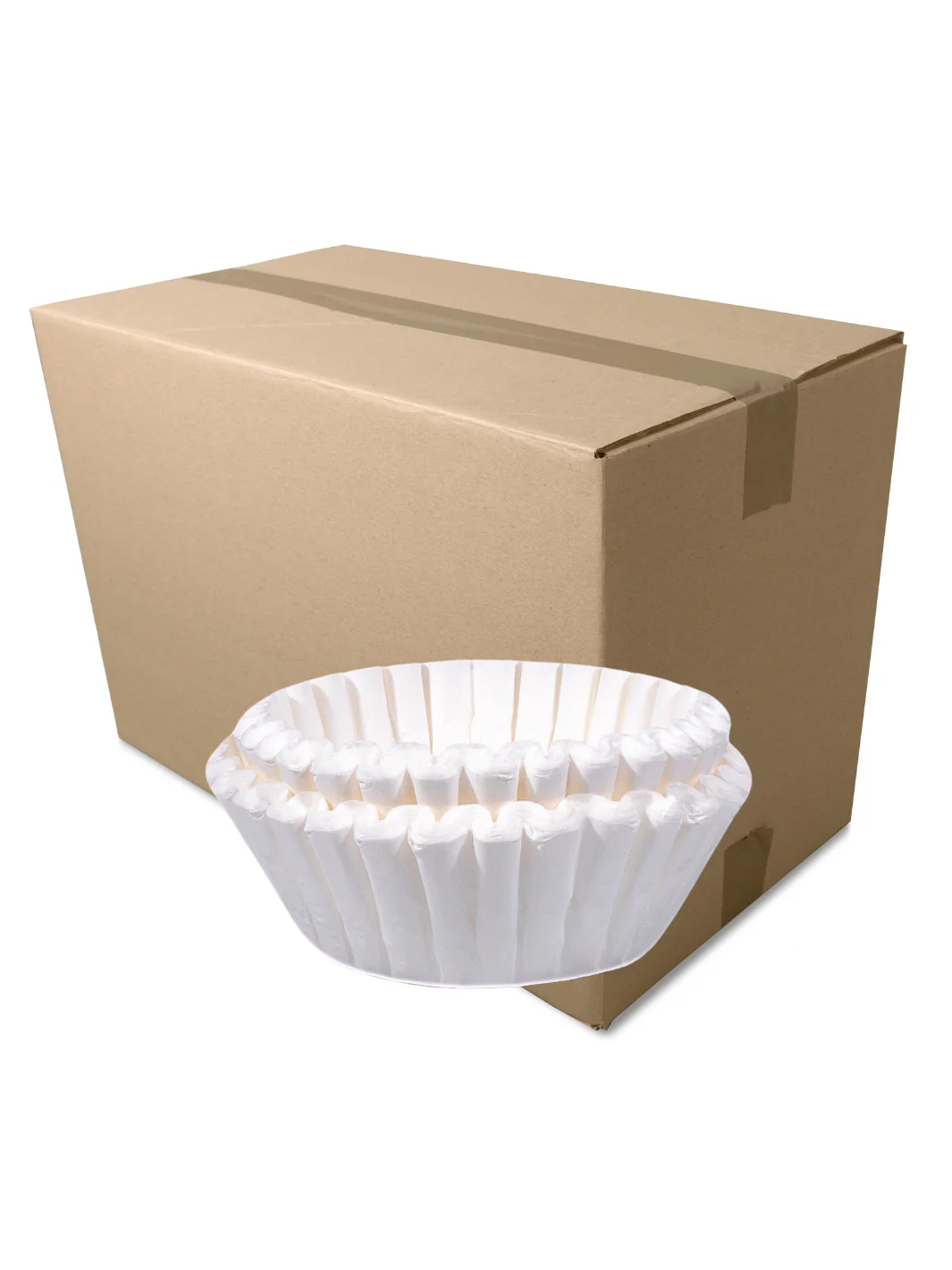 BREW RITE 12 Cup Coffee Filters (9.75x4.5in) (100-Pack) - Image 2