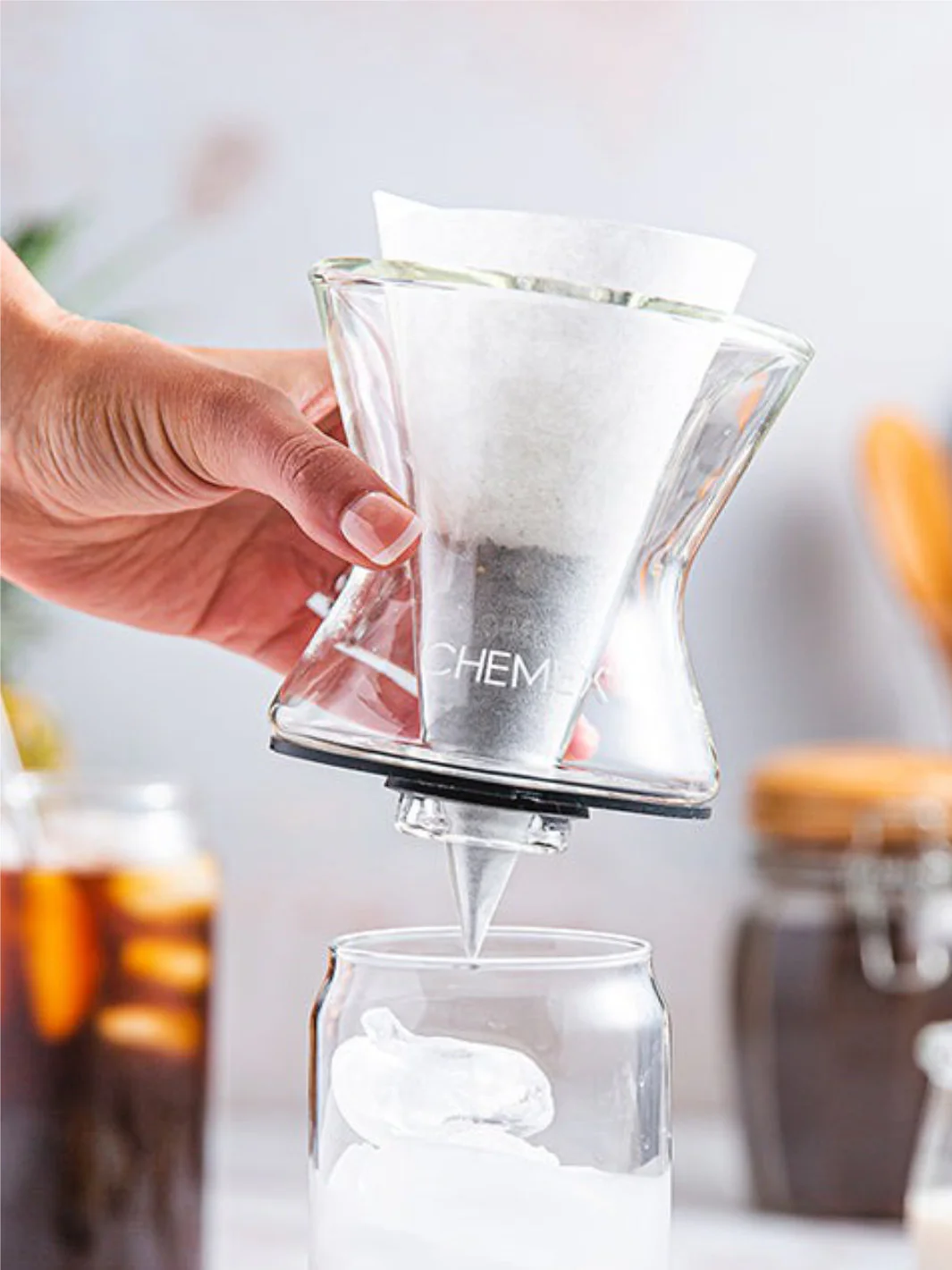 CHEMEX® Funnex Single Serve Pourover Brewer - Image 7