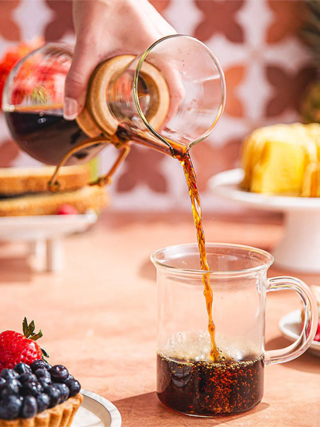 CHEMEX® Three Cup Handblown - Image 3