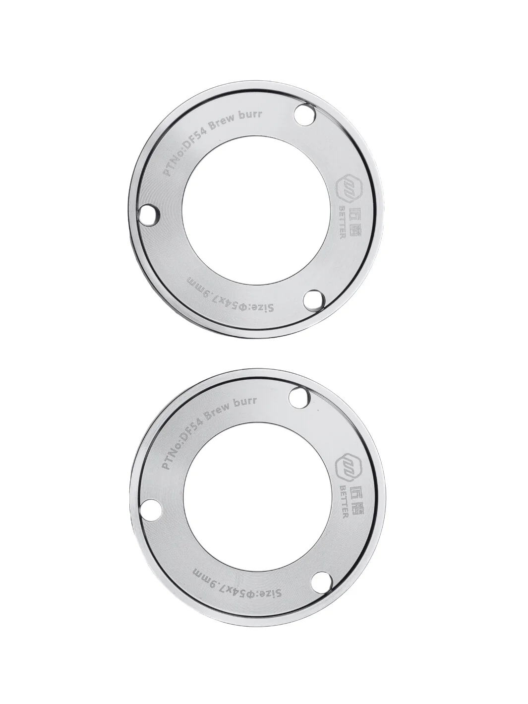 DF GRINDERS 54mm Steel Brew Burr Set - Image 2