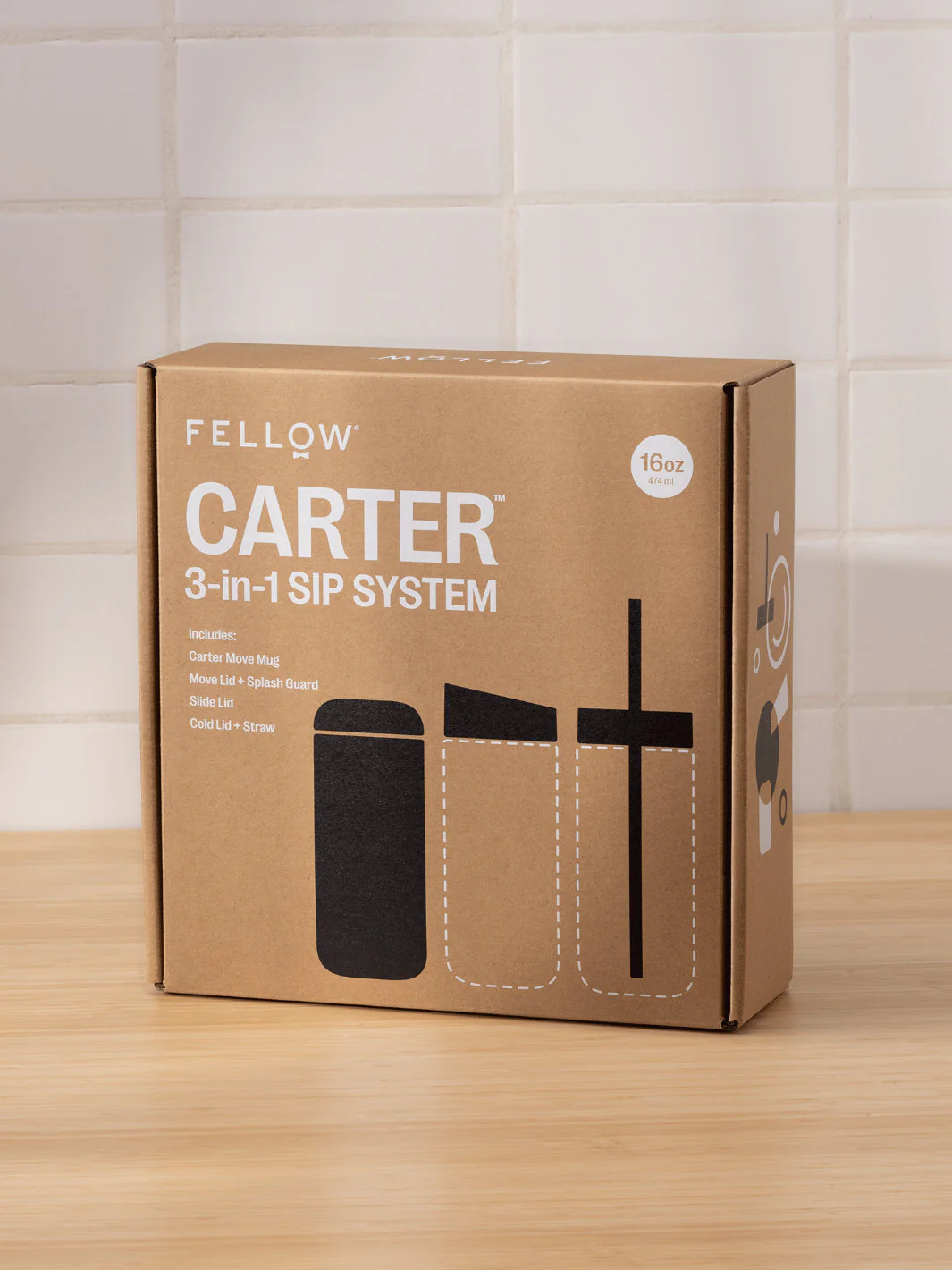 FELLOW Carter 3-in-1 Sip System (474ml/16oz) - Image 15