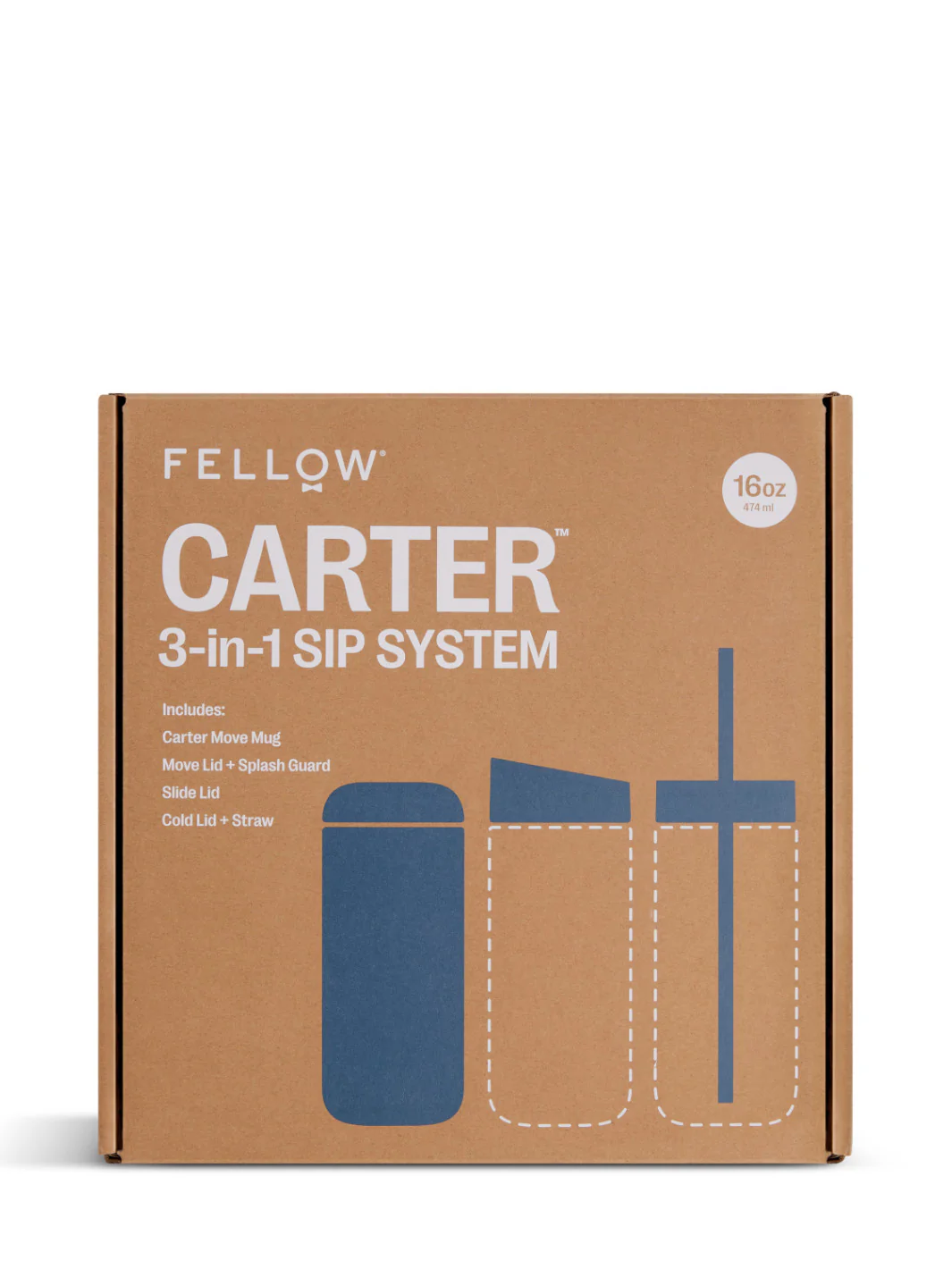 FELLOW Carter 3-in-1 Sip System (474ml/16oz) - Image 26