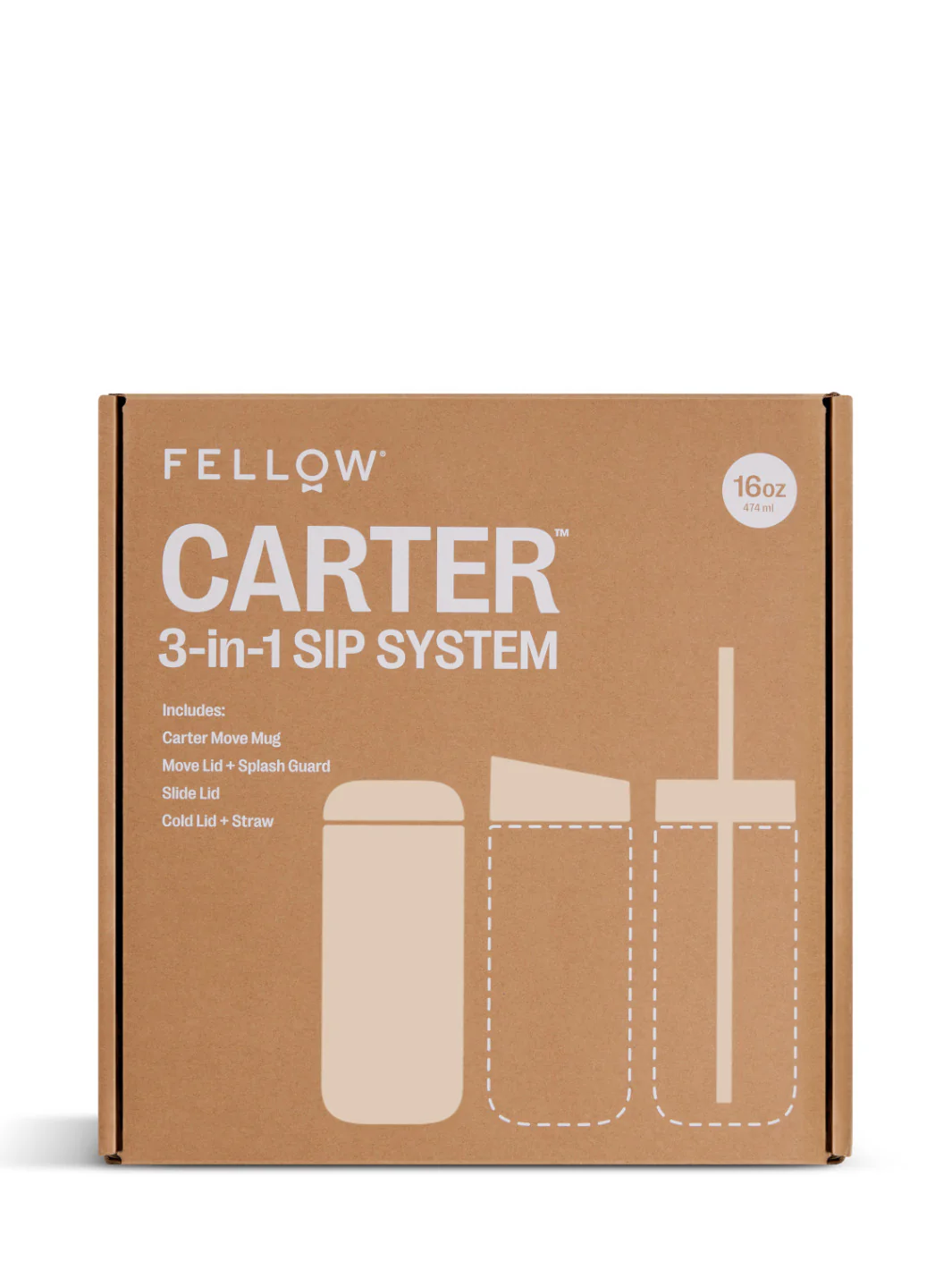 FELLOW Carter 3-in-1 Sip System (474ml/16oz) - Image 30