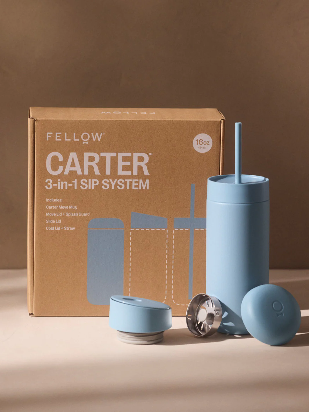 FELLOW Carter 3-in-1 Sip System (474ml/16oz) - Image 41
