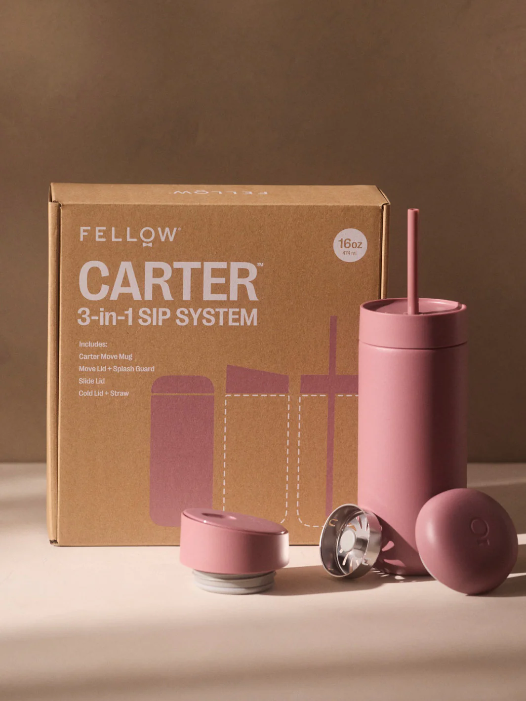 FELLOW Carter 3-in-1 Sip System (474ml/16oz) - Image 47