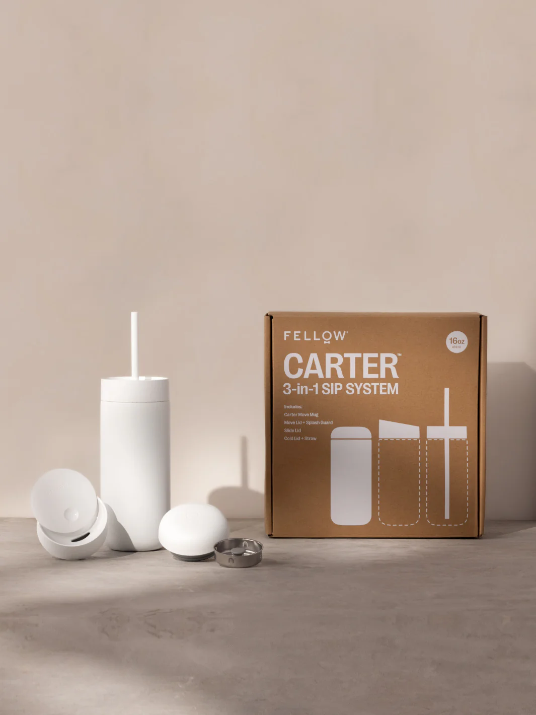 FELLOW Carter 3-in-1 Sip System (474ml/16oz) - Image 5