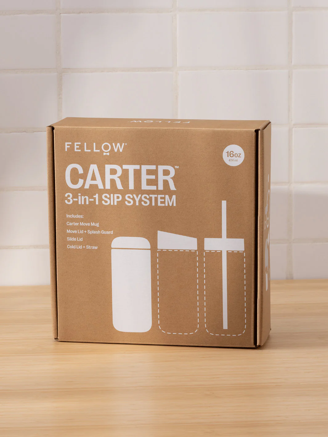 FELLOW Carter 3-in-1 Sip System (474ml/16oz) - Image 6