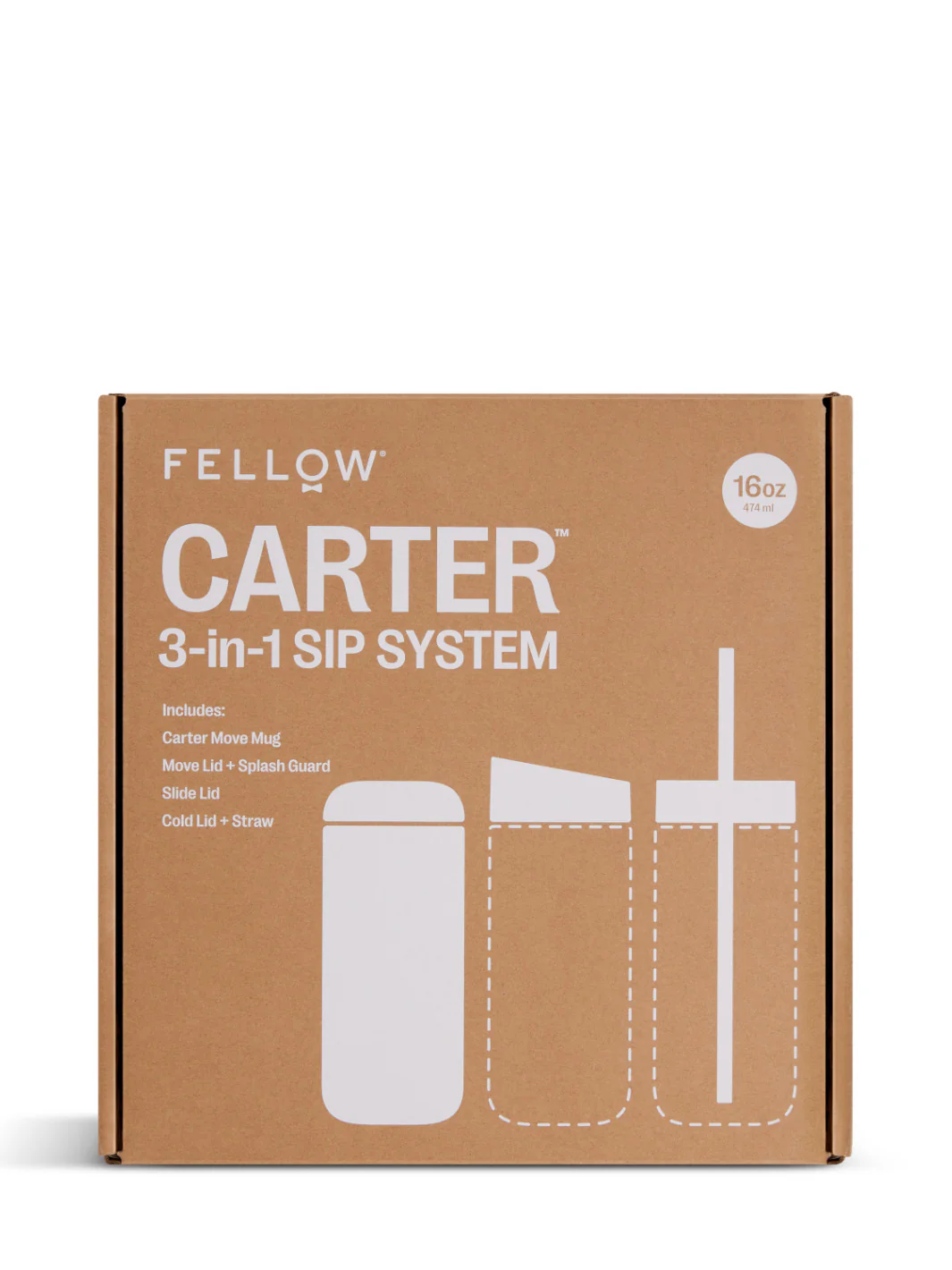 FELLOW Carter 3-in-1 Sip System (474ml/16oz) - Image 8