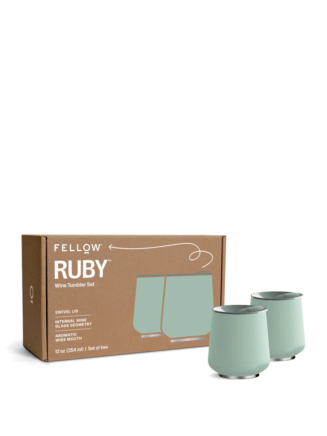 FELLOW Ruby Wine Tumbler Set (355ml/12oz) (2-Pack) - Image 3