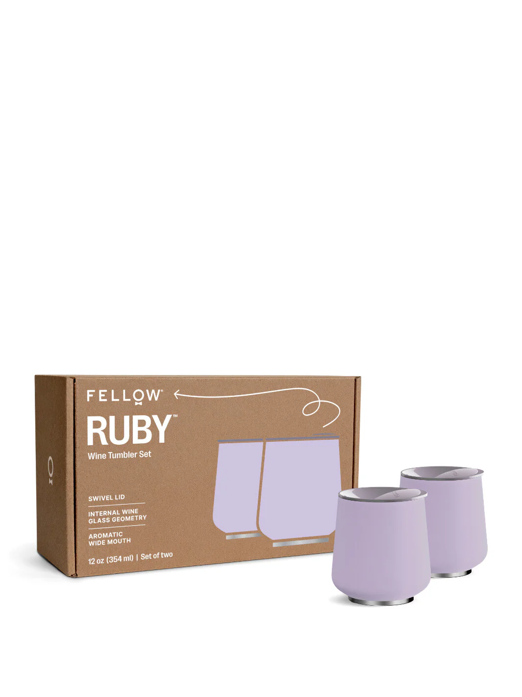 FELLOW Ruby Wine Tumbler Set (355ml/12oz) (2-Pack) - Image 7