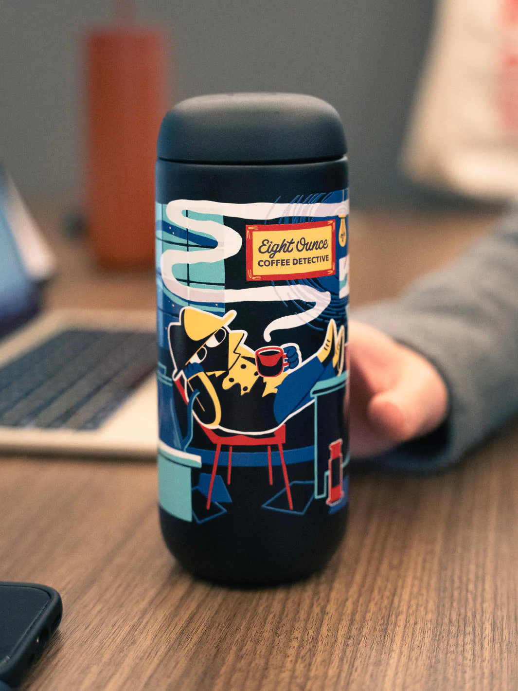 FELLOW x EIGHT OUNCE "Coffee Detective" Carter Move Mug (473ml/16oz) [Limited Edition] - Image 4