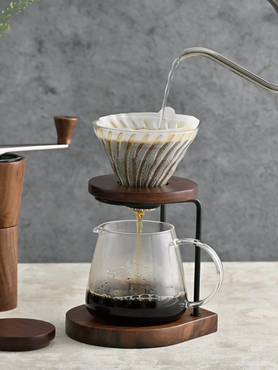 HARIO Drip Stand Set (Walnut) - Image 4