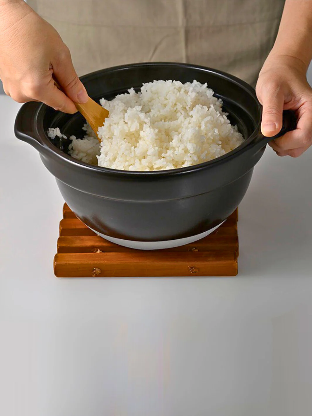 HARIO Gohangama Glass Lid Rice Cooker - Image 8