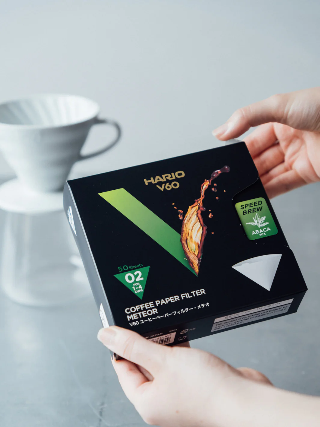 HARIO METEOR V60-02 Abaca Speed Filters (50-Pack) - Image 3