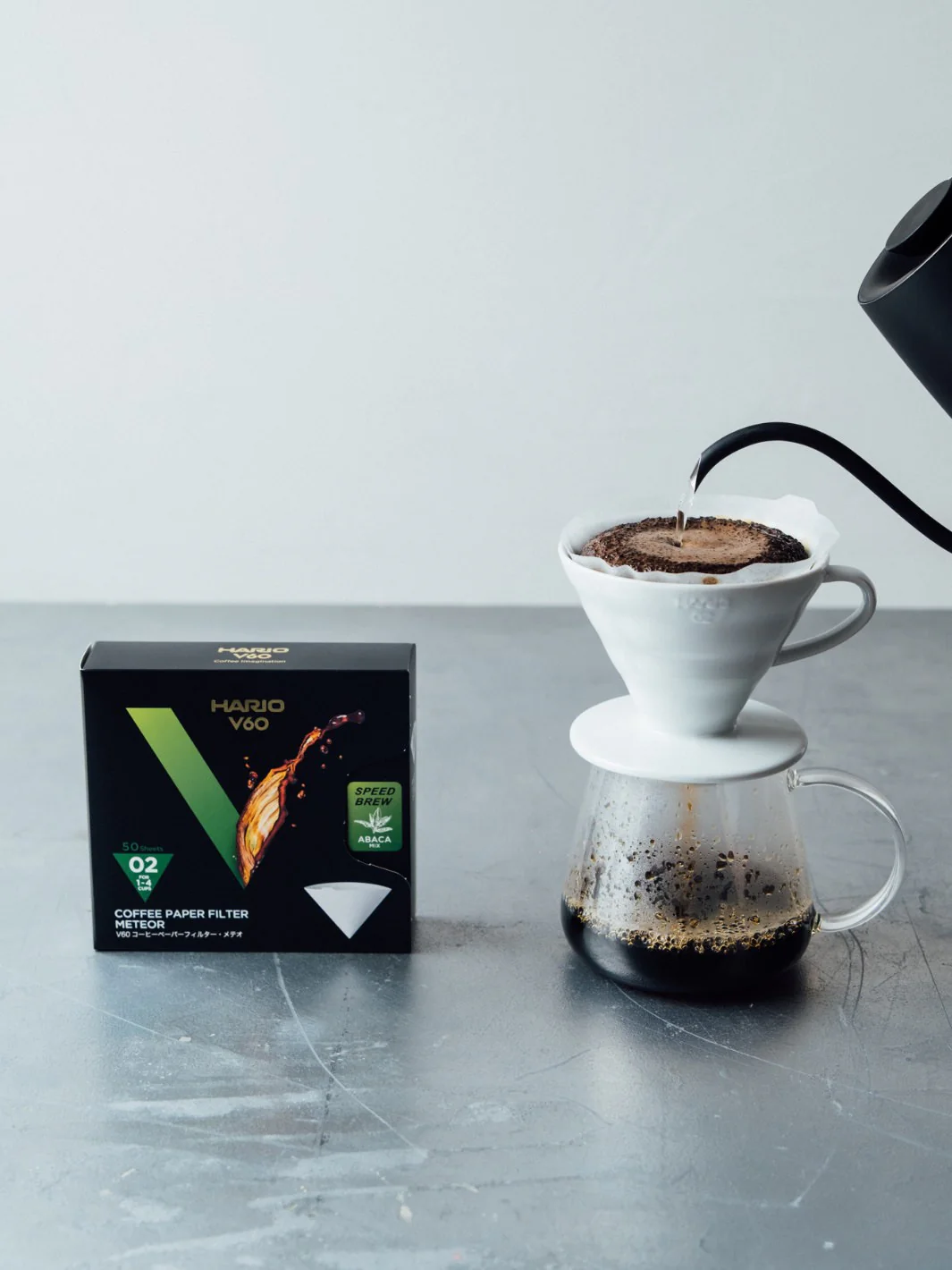 HARIO METEOR V60-02 Abaca Speed Filters (50-Pack) - Image 7