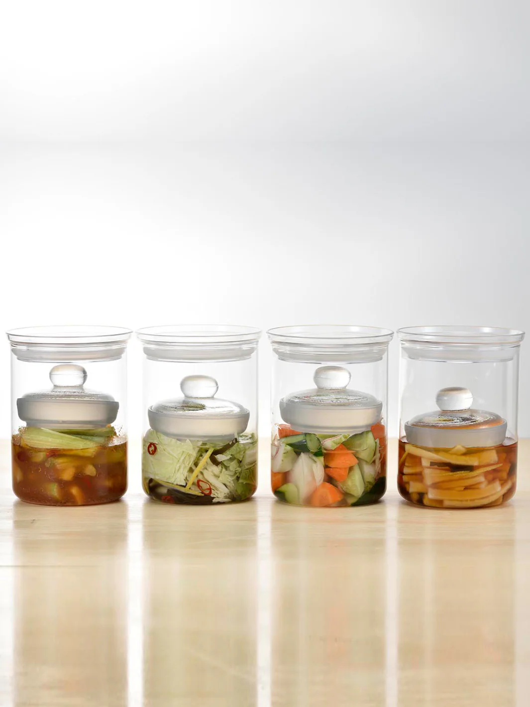 HARIO Tsukemono Slim Glass Pickle Press - Image 10