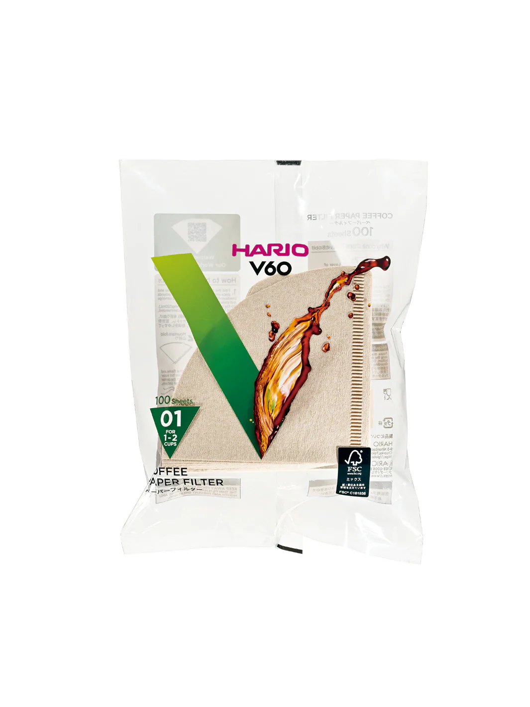 HARIO V60-01 Filters (100-Pack) - Image 3