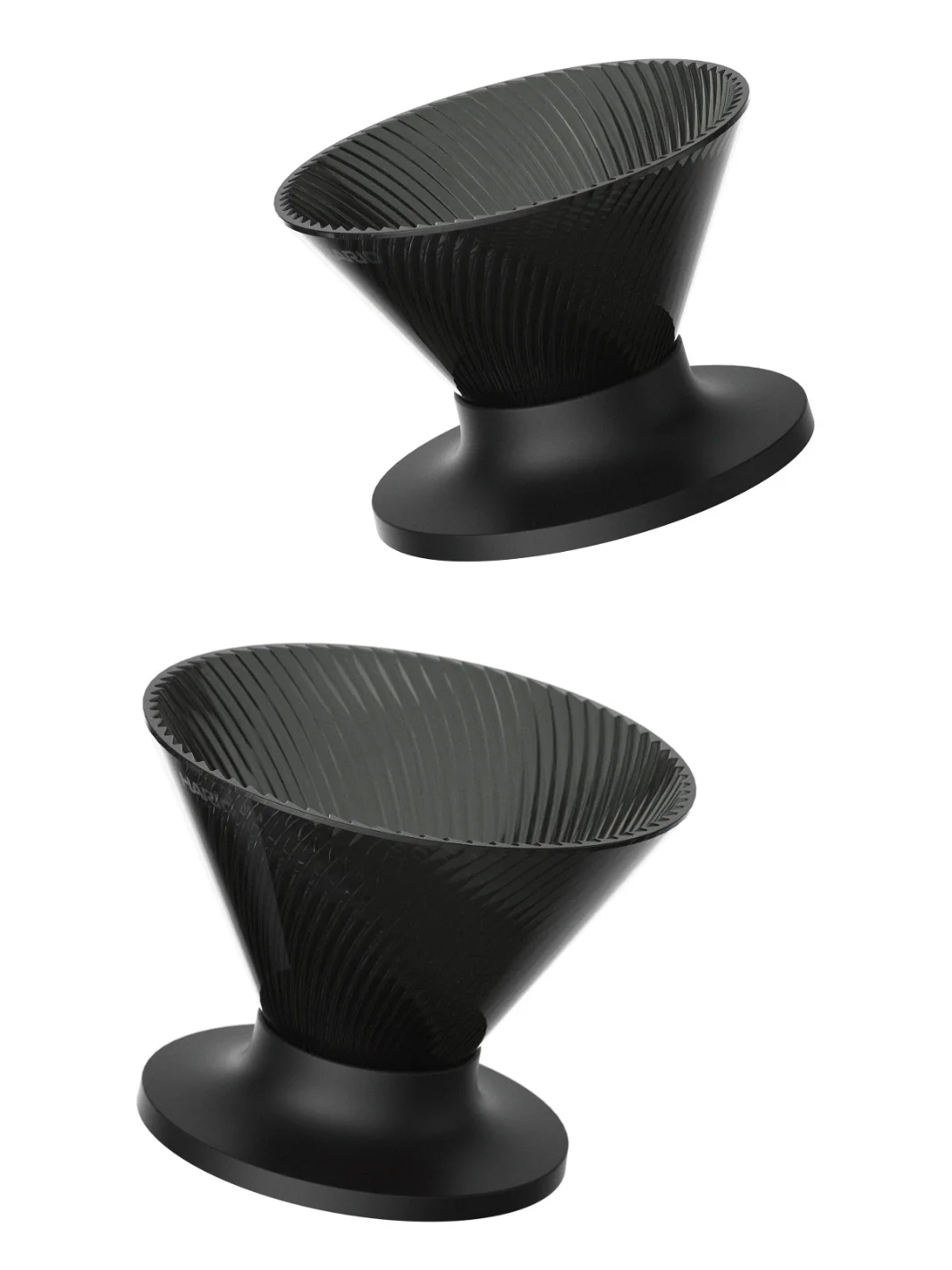 HARIO V60-01 NEO Dripper (Tritan) (Black) - Image 3