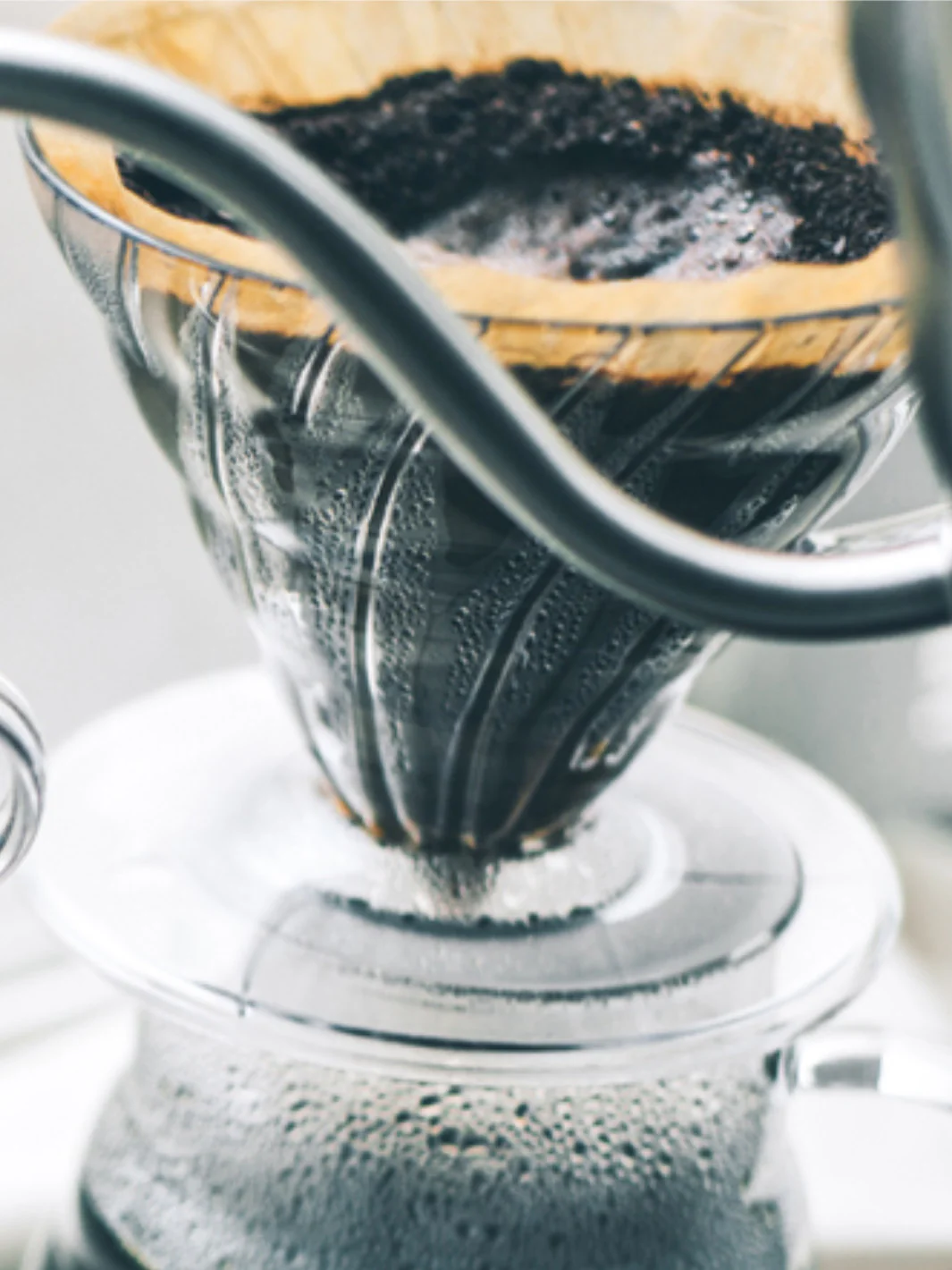 HARIO V60-03 Dripper (Plastic) (Clear) - Image 4