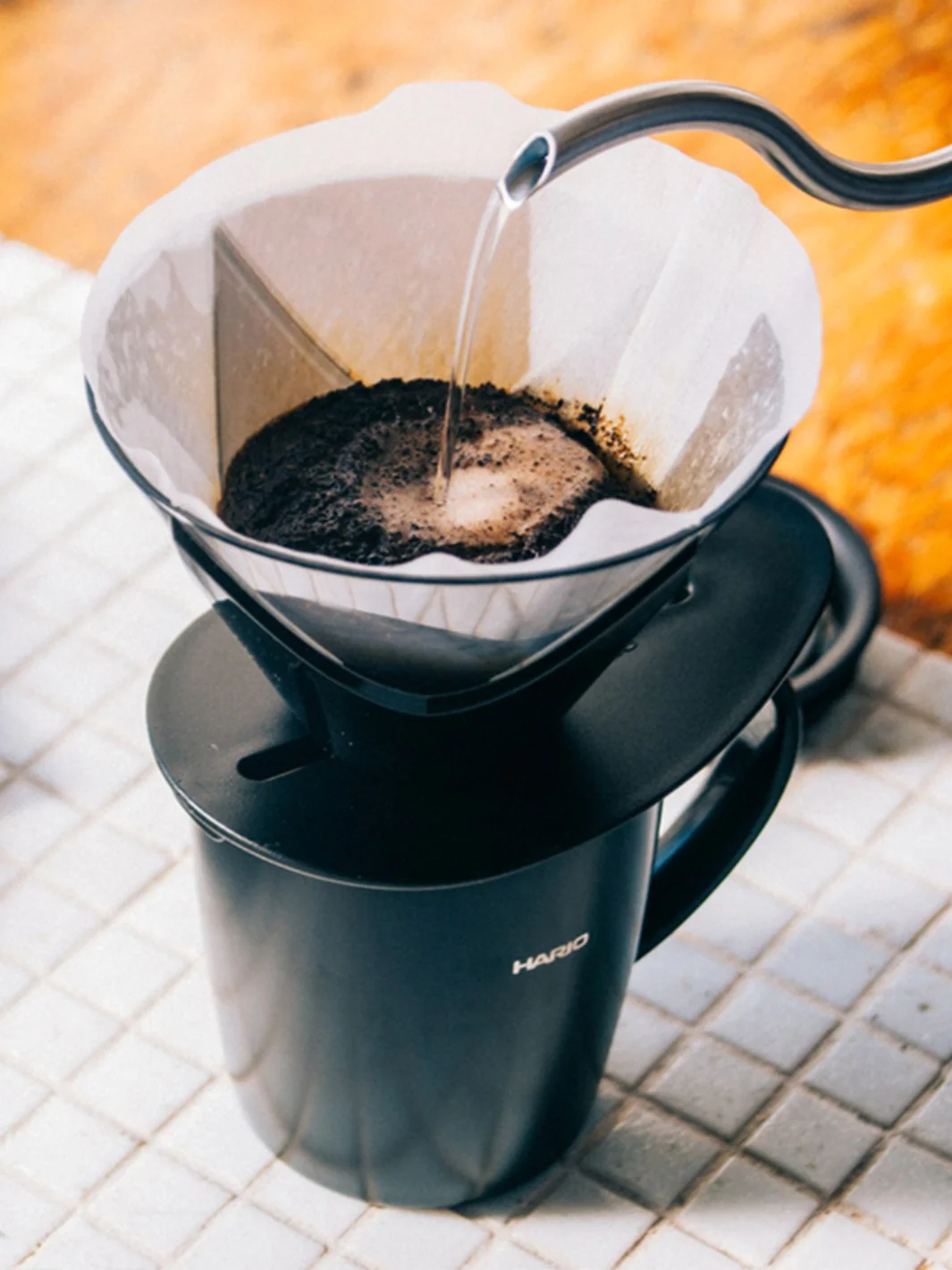HARIO V60 MUGEN Dripper (Plastic) - Image 3