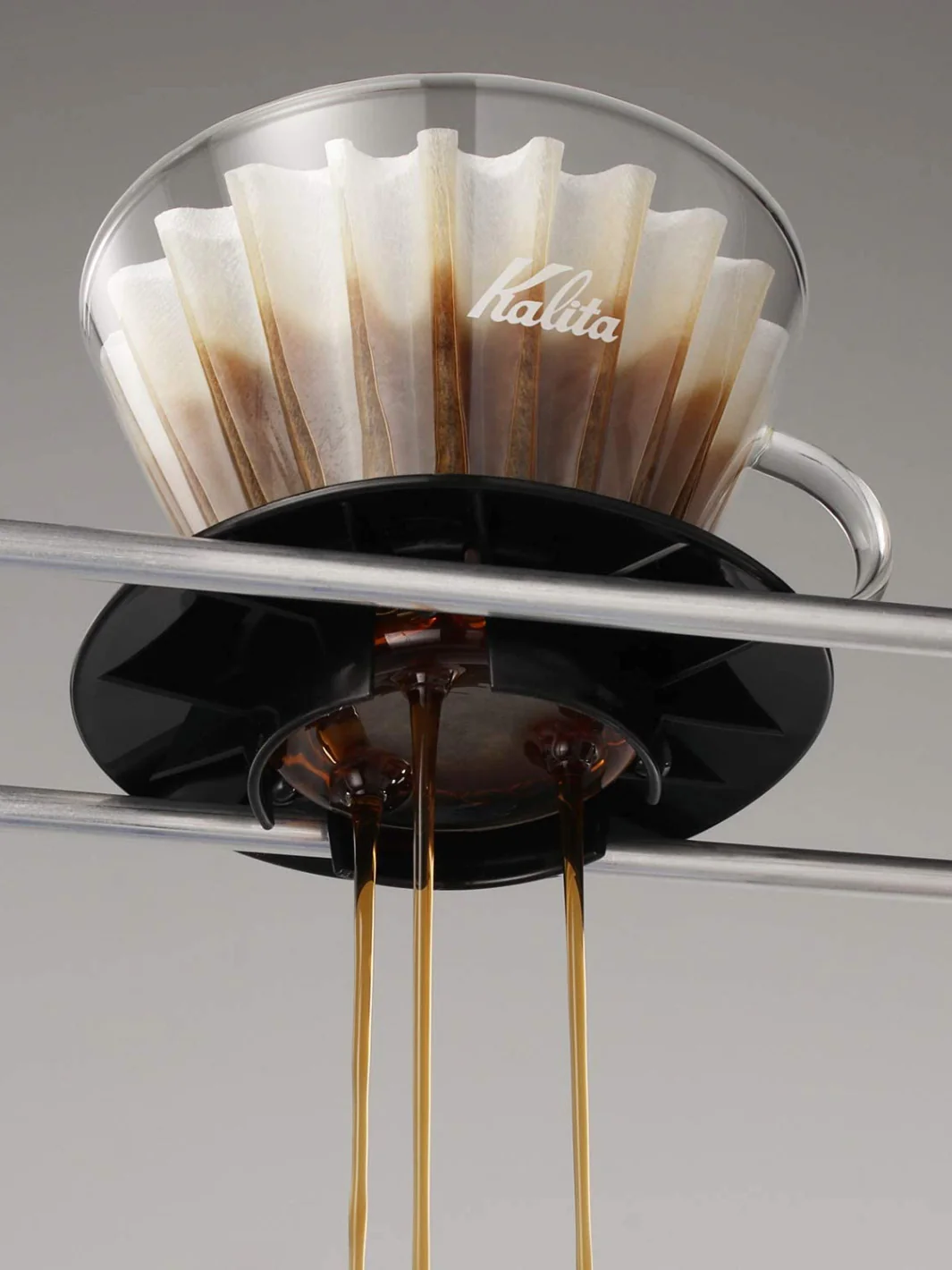 KALITA Wave 185 Glass Dripper (Black) - Image 3