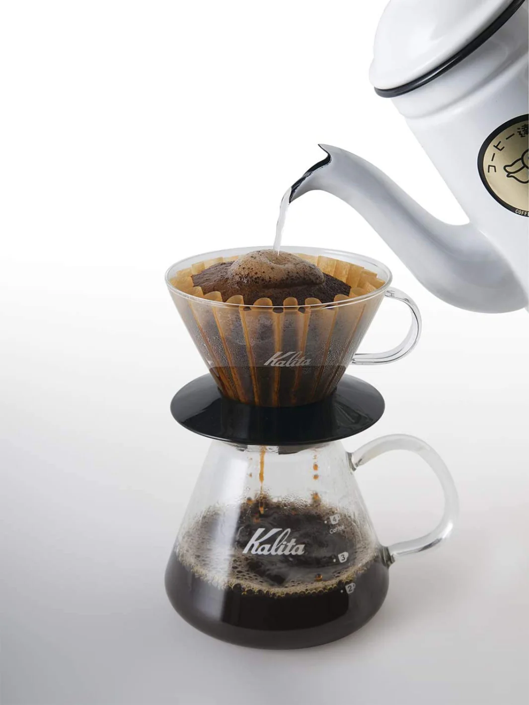 KALITA Wave 185 Glass Dripper (Black) - Image 4