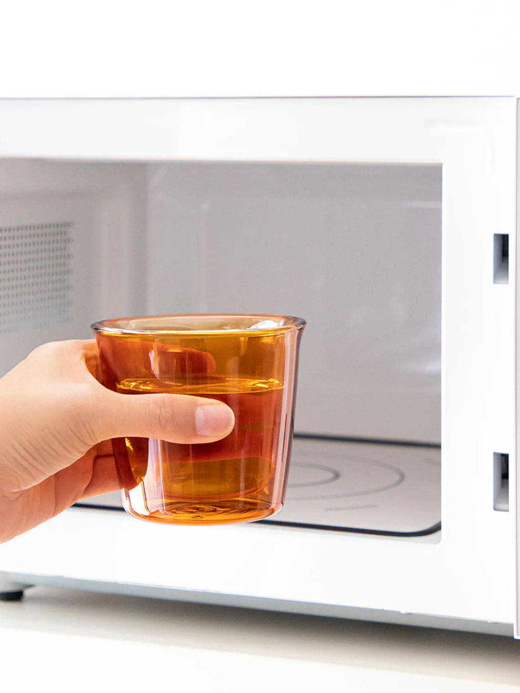 KINTO CAST AMBER Double Wall Glass (250ml/8.5oz) - Image 4