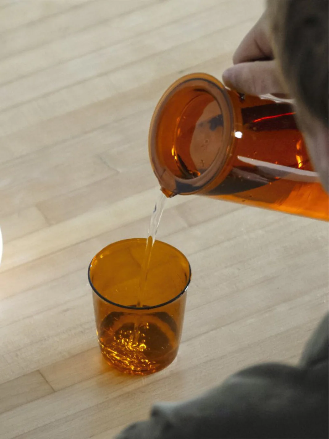 KINTO CAST AMBER Glass (250ml/8.5oz) - Image 5