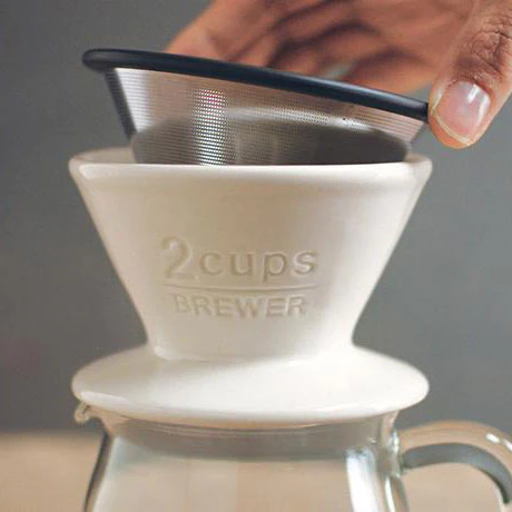 KINTO SLOW COFFEE STYLE Stainless Filter 2 Cup - Image 2