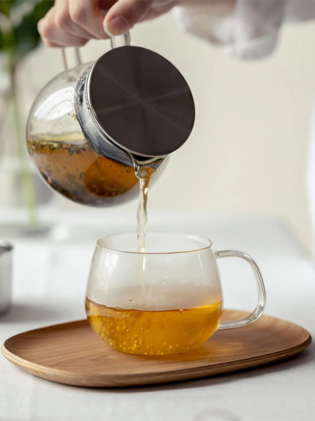 KINTO UNITEA Cup and Willow Tray (210x145mm/8.4x5.8in) - Image 3