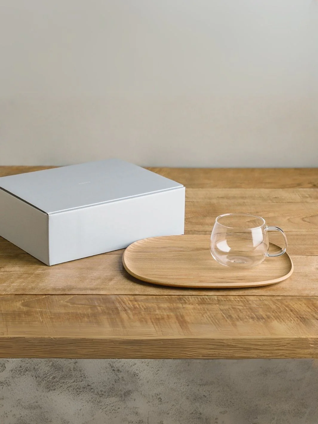 KINTO UNITEA Cup and Willow Tray (265x215mm/10.6x8.6in) - Image 3