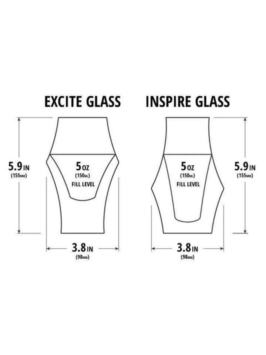 Kruve EQ Glass 2 Pack Tasting Set (Damaged Box) - Image 3