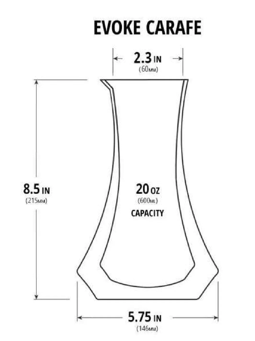 KRUVE EVOKE Carafe (600ml) - Image 4