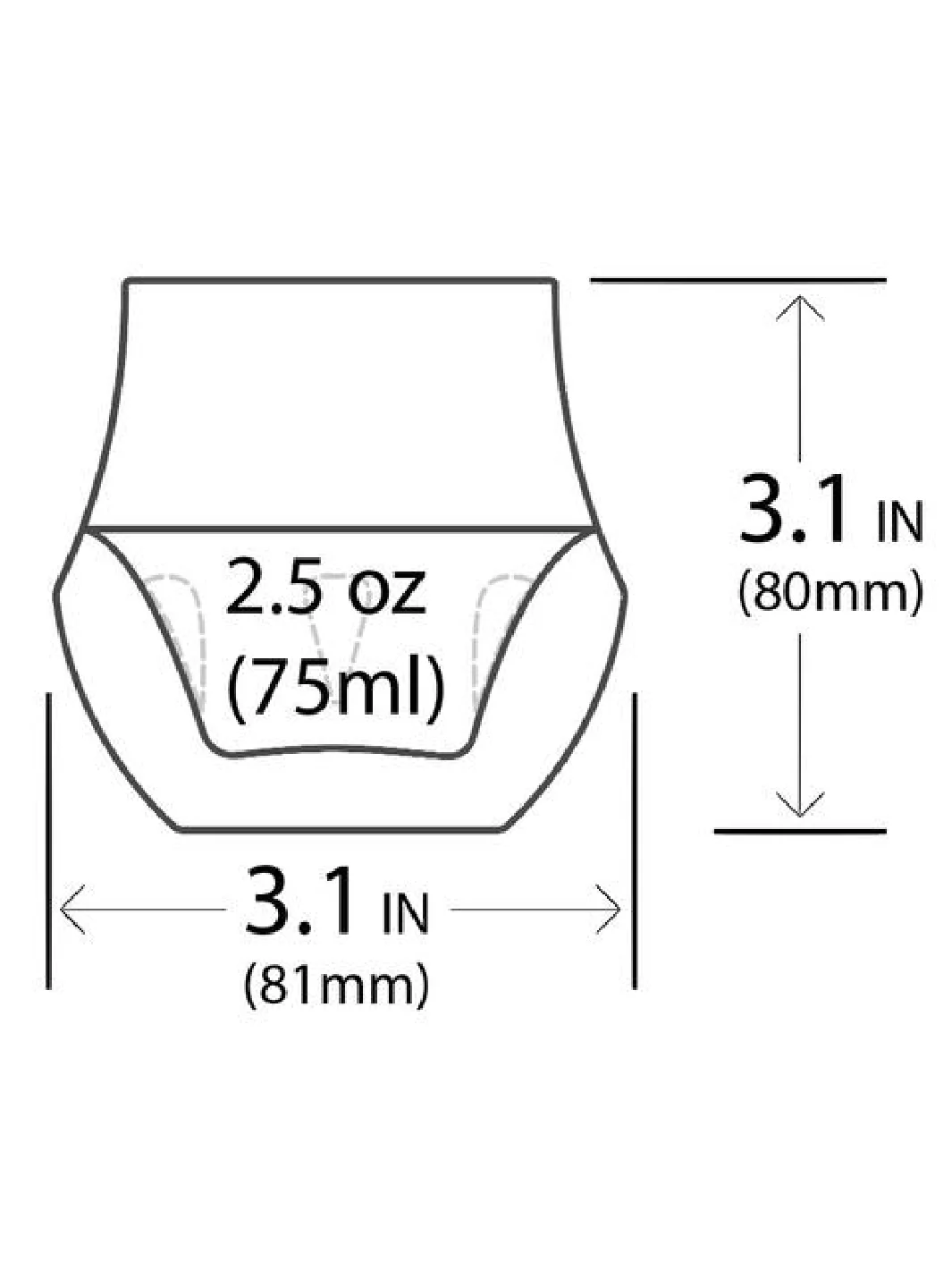 KRUVE PROPEL Espresso Glasses (75ml/2.5oz) (2-Pack) - Image 9