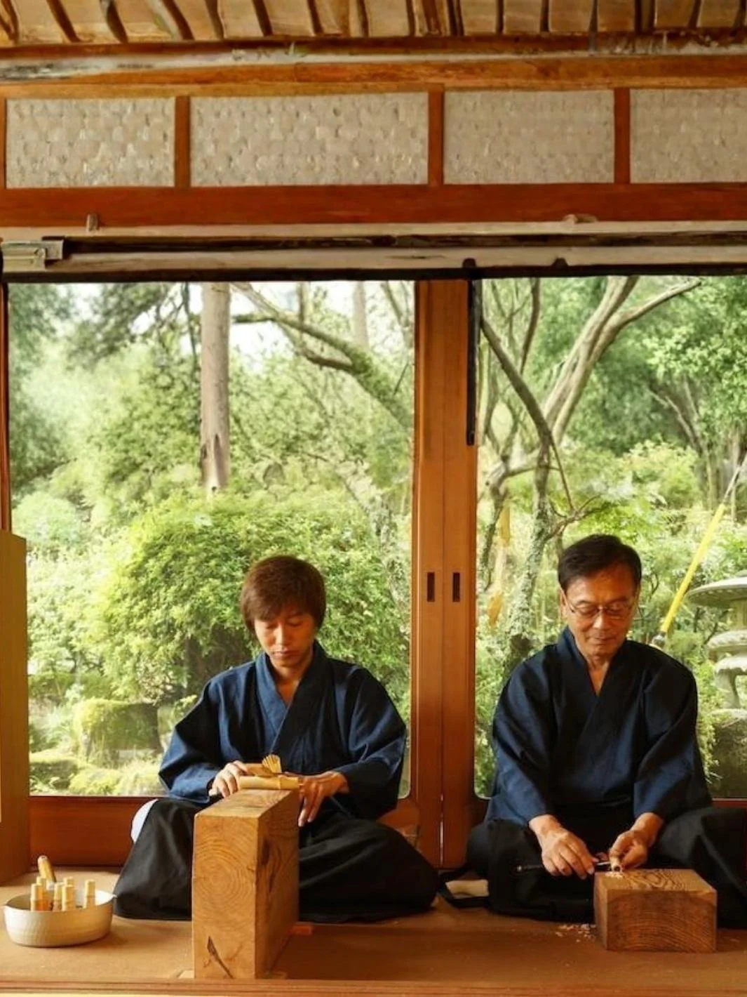 MATSU KAZE TEA Chikumeido Chasen - Shin Kazuho (Black Bamboo) - Image 4
