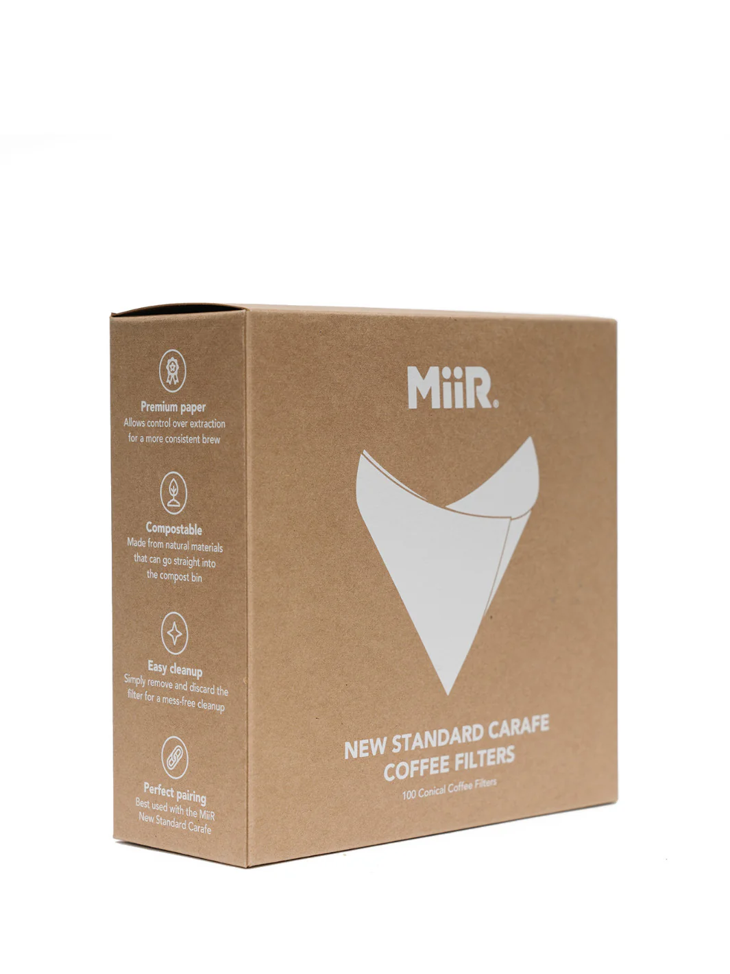 MiiR New Standard Carafe Coffee Filters (100-Pack) - Image 2