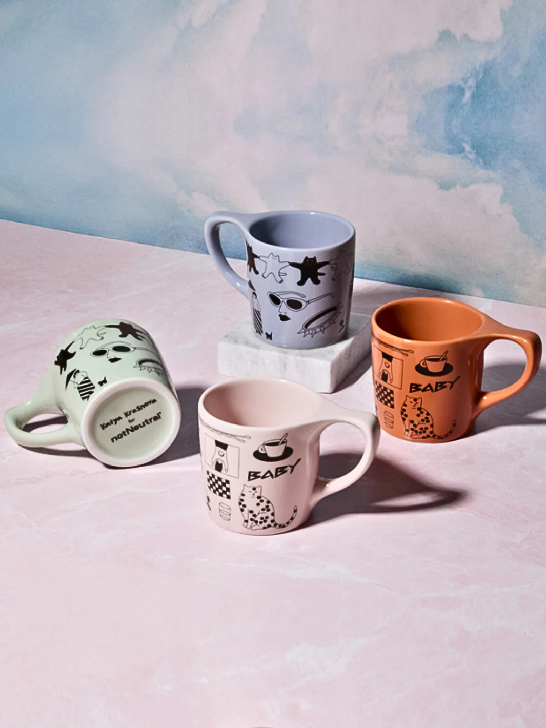 notNeutral LINO Artist Series Coffee Mug - Katya Krasnova (10oz/296ml) - Image 14