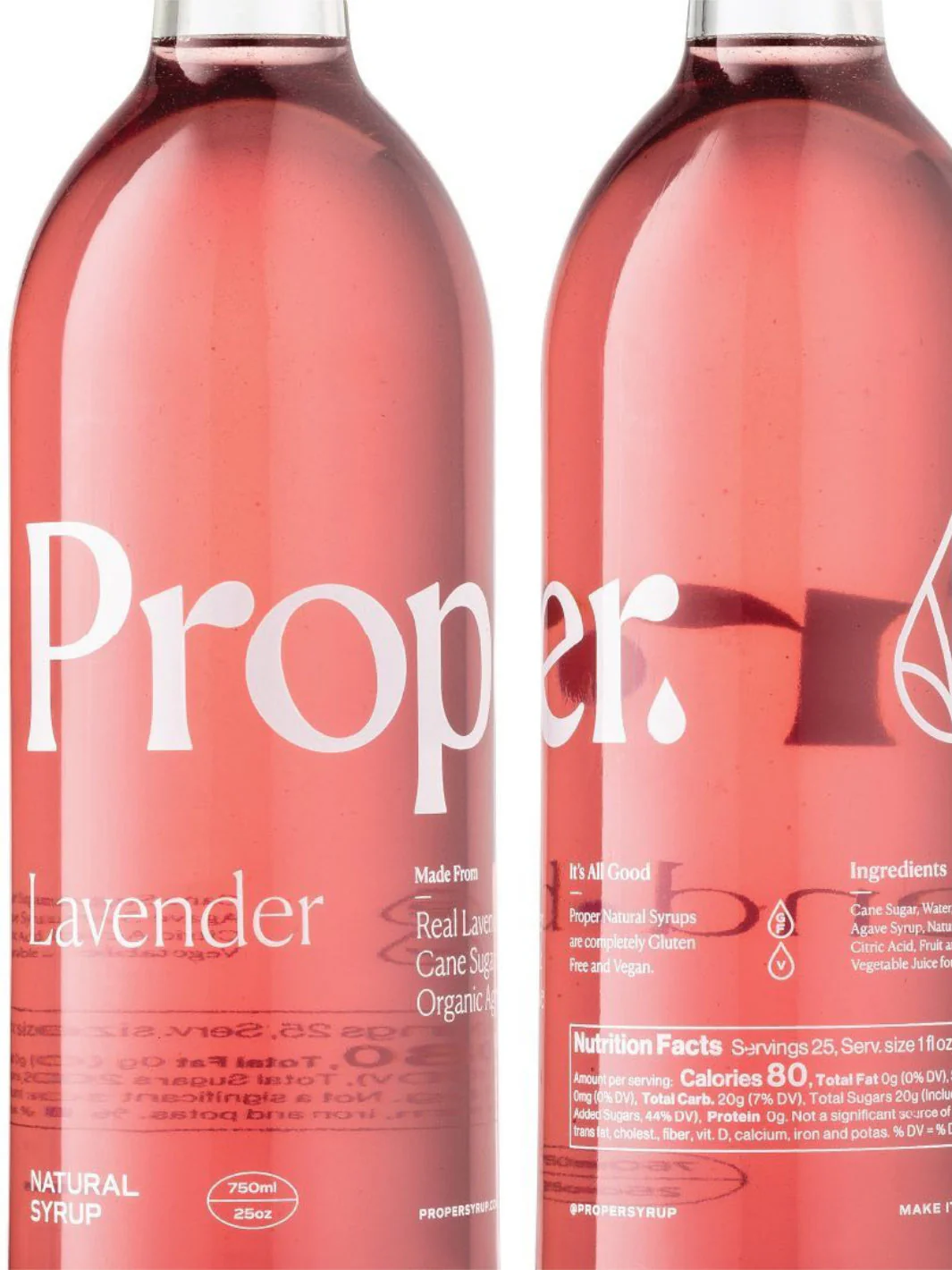 PROPER Lavender Syrup (750ml/25oz) (12-Pack) - Image 5