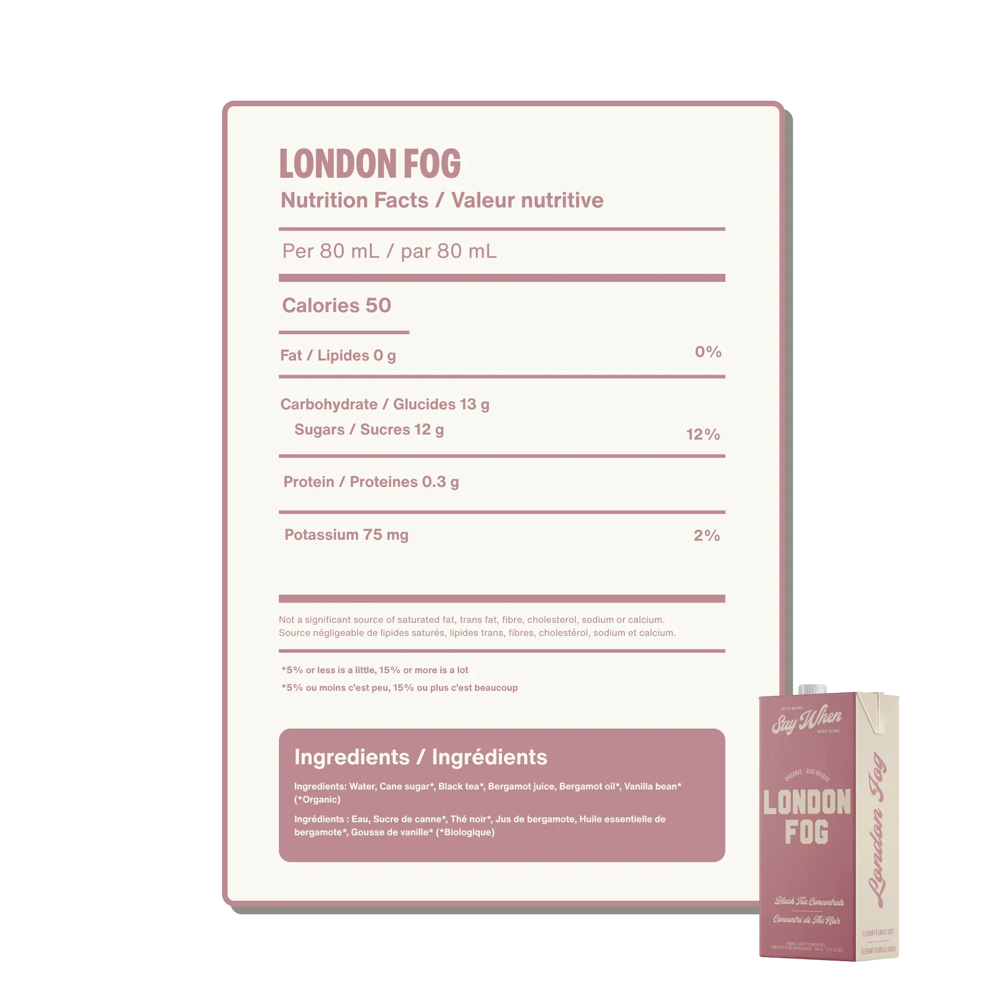 SAY WHEN London Fog Concentrate - Image 4