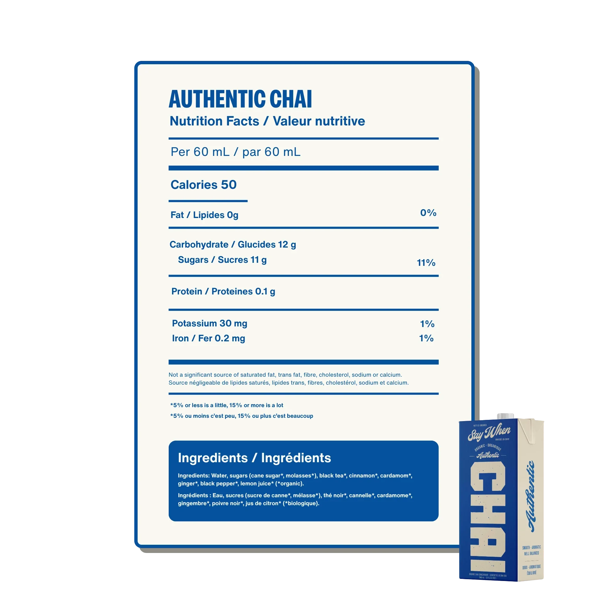 SAY WHEN Organic Authentic Chai Concentrate - Image 5
