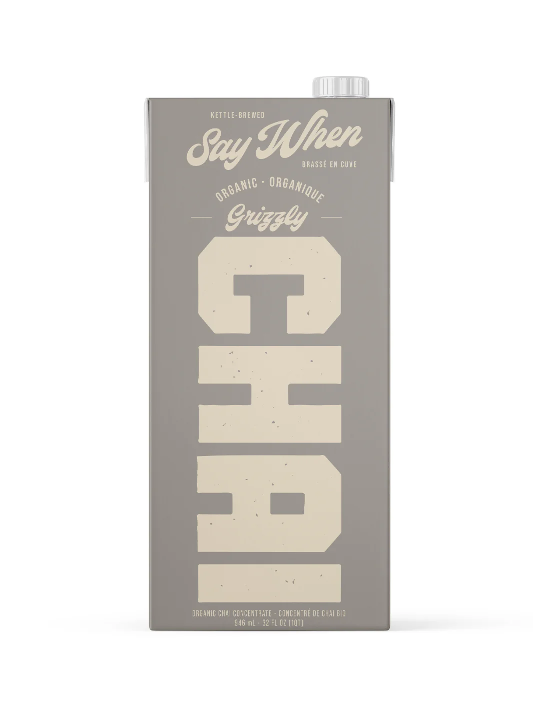 SAY WHEN Organic Grizzly Chai Concentrate (Half Sweet & Extra Spiced) - Image 3